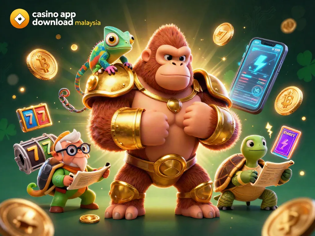 Engage with the dynamic casino app download malaysia scene highlighting a powerful gorilla king.